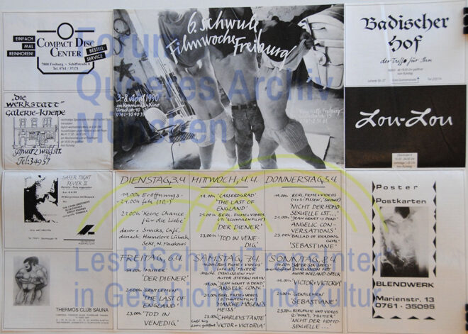 Rosa Hilfe Freiburg e.V. 1990 – 6. schwule Filmwoche Freiburg