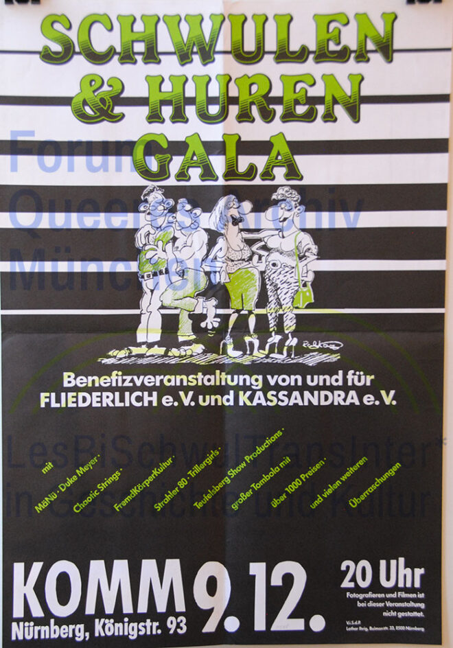 Fliederlich e.V., Kassandra e.V. 1988 – Schwulen- & Hurengala