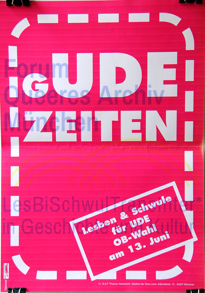 Thomas Niederbühl 1999 – gUDE Zeiten