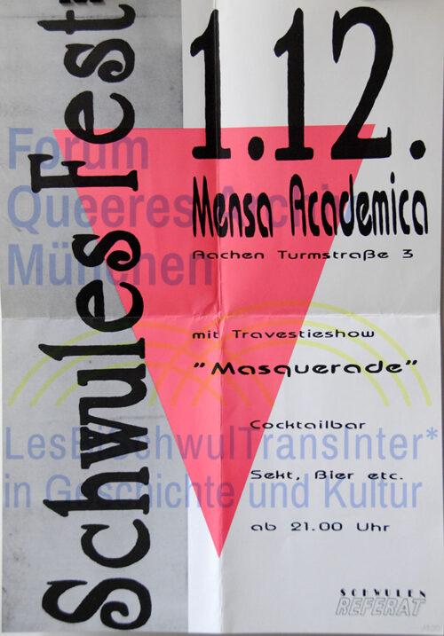 Schwulenreferat Aachen 1990 – Schwules Fest