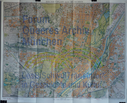 Oscar Brunn – Brunn's Plan von München Nachdruck