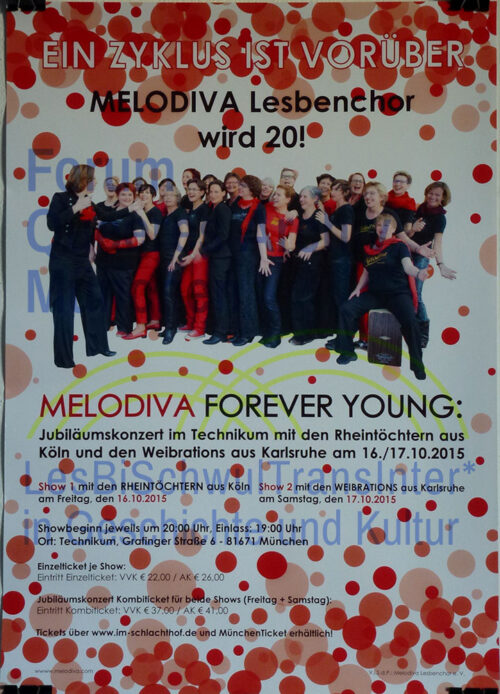 Melodiva Lesbenchor 2015 – Ein Zyklus ist vorüber