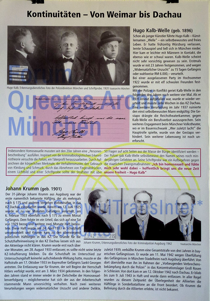 forum homosexualität münchen – Wegen §175 wird jetzt streng