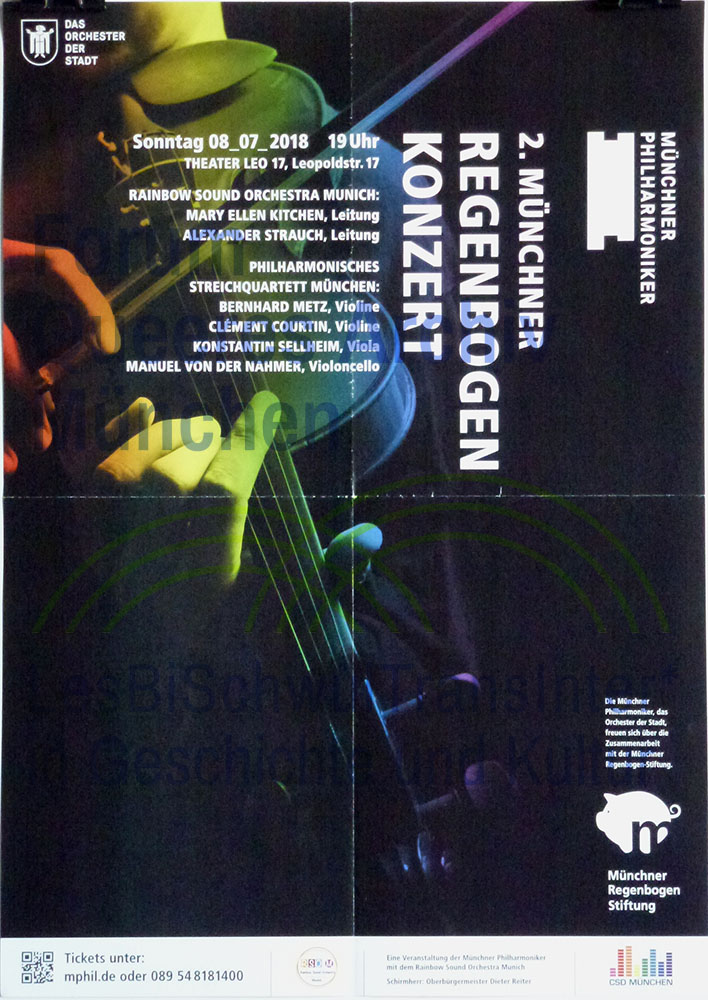 Münchner Philharmoniker, Rainbow Sound Orchestra Munich 2018 – 2. Müncher Regenbogenkonzert