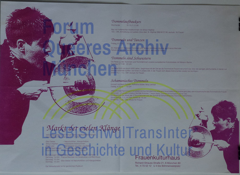 Frauenkulturhaus 1992 – Markt der vielen Klänge