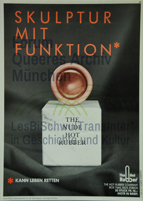 The Hot Rubber Company, AIDS-Hilfe Schweiz – Skulptur mit Funktion kann Leben