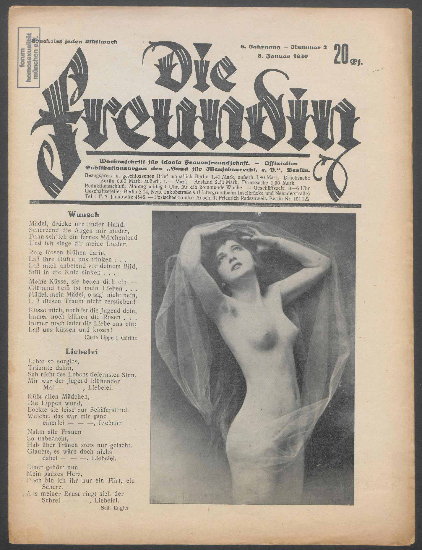 Die Freundin 1930 - Ausgabe 2