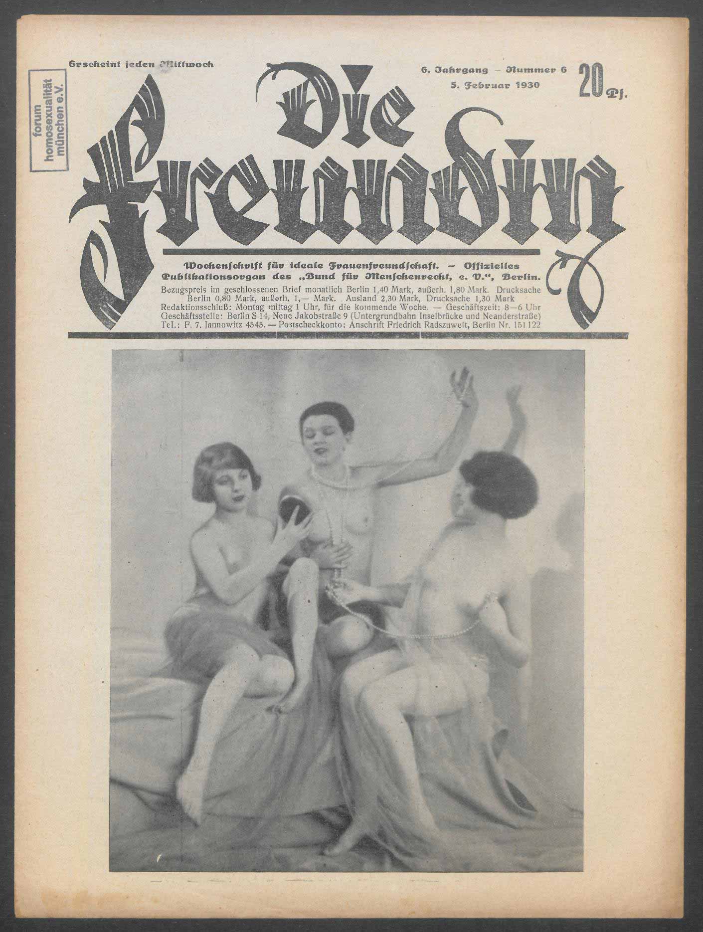 Die Freundin 1930 - Ausgabe 6